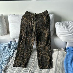 Never worn before cheeta jeans
